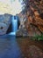 Pedra Furada  Holed stone Waterfall, Casa Branca, Minas Gerais, Brazil.