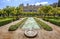 Pedro Luis Alonso gardens and the Town Hall building in Malaga,