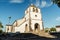 PedrogÃ£o Grande PORTUGAL - 16 June 2020 - Perspective of the facade of the medieval Mother Church of village