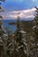 Peekaboo view of South Lake Tahoe Pier from Round Hill