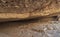 Peeking into the Nekarot Cave in the Makhtesh Ramon Crater in Israel