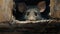 Peeking Rat: Speedpainting With Deliberate Brushwork And Dark Proportions