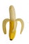 Peeled banana