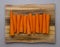 Peeled carrots on a wooden tray