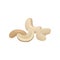 Peeled cashew nuts. Vegetarian snack. Healthy nutrition. Organic food icon. Detailed vector icon. Cartoon graphic design