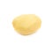 Peeled clean potato isolated