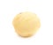 Peeled clean potato isolated