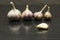 Peeled clove of garlic.