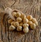 peeled hazelnuts typical of Avellino Italian food