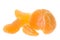 Peeled Mandarin Oranges Isolated