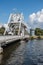 Pegasus Bridge over Caen Canal in Normandy