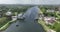 Pegasus Bridge, world war 2 landmark and war memorial.