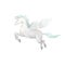 Pegasus digital clip art fly pegasus drawing poni fly horse illustration magic unicorn on white background