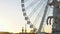 Pegasus Equestrian statue, Big Wheel and Eiffel tower, famous Paris cityscape