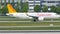 Pegasus jet doing taxi in Munich Airport, MUC
