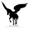 Pegasus Silhouette Mythological Winged Horse