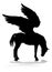 Pegasus Silhouette Mythological Winged Horse