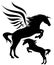 Pegasus vector silhouette