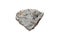 Pegmatite granite rock isolated on white background.