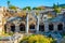 Peirene fountain at Ancient Corinth archaeological site in Greec