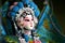 Peking opera doll close up