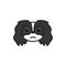 Pekingese, emoji, irritated multicolored icon. Signs and symbols icon can be used for web, logo, mobile app, UI UX