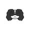 Pekingese, emoji, painfully multicolored icon. Signs and symbols icon can be used for web, logo, mobile app, UI UX