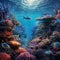 Pelagic Panorama - Vibrant Open Ocean Ecosystems