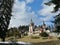 Peles castle in sinaia romania, fairytale landscape