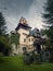 Pelisor castle royal summer residence in Sinaia, Romania. A part of the famous Peles complex in the Carpathian mountains, Prahova