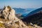 Peljesac landscape, view from village Pijavicino to Trstenik