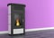 Pellet stove heating 3D