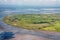 Pellworm Island, Aerial Photo of the Schleswig-Holstein Wadden Sea National Park