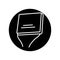 Peltier diode black line icon. Pictogram for web page