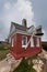 Pemaquid Point Lighthouse Bell House From Shoreline