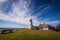 Pemaquid Point Lighthouse and Keeper`s House in Bristol, Maine, on 7/03/17