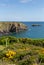 Pembrokeshire Coast Path Caerfai Bay Wales UK