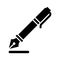 Pen, calligraphy Pen, calligraphy, drawing fully editable vector icon