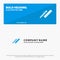 Pen, Desk, Organizer, Pencil, Ruler, Supplies SOlid Icon Website Banner and Business Logo Template