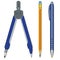 Pen, Pencil and Compasses