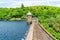 Pen-y-garreg Reservoir and Dam in Elan Valley