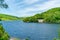 Pen-y-garreg reservoir in Elan Valley