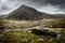 Pen yr Ole Wen overlooking Llyn Idwal, Snowdonia