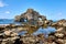 Pena Furada. Singular rock formation in Ortigueira. Coruna. Spain