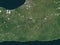 Penal-Debe, Trinidad and Tobago. High-res satellite. No legend