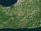 Penal-Debe, Trinidad and Tobago. Low-res satellite. No legend