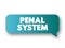 Penal system - network of agencies that administer a jurisdiction\\\'s prisons, and community-based programs like parole, and