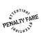 Penalty Fare rubber stamp