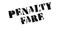 Penalty Fare rubber stamp