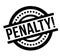 Penalty rubber stamp